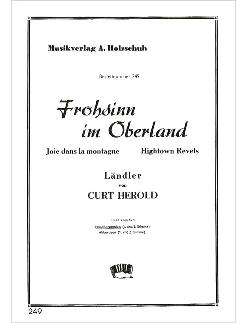 Frohsinn Im Oberland